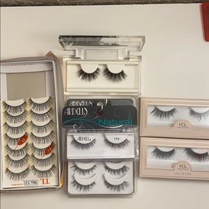 Lashes set!